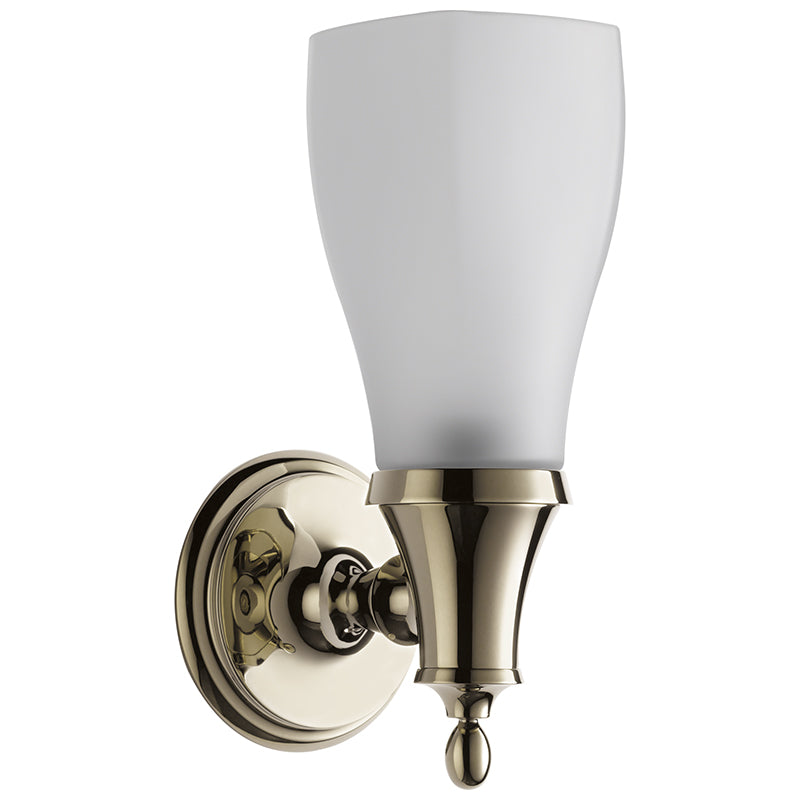 Brizo Charlotte Single Light Sconce in Polished Nickel