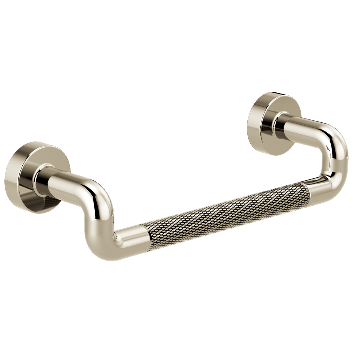 Litze Drawer Pull w/Knurling in Polished Nickel