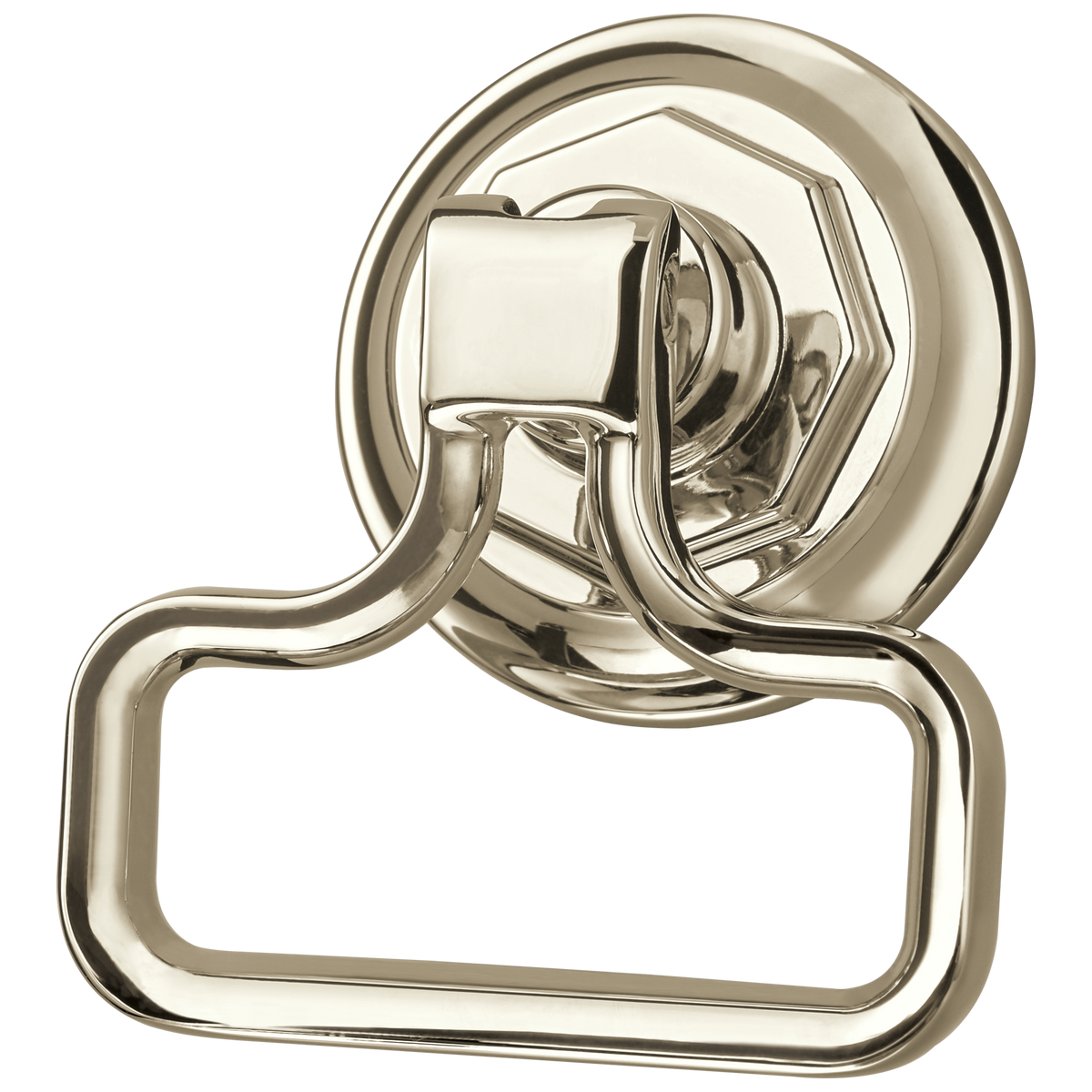 Rook Drawer Knob in Polished Nickel