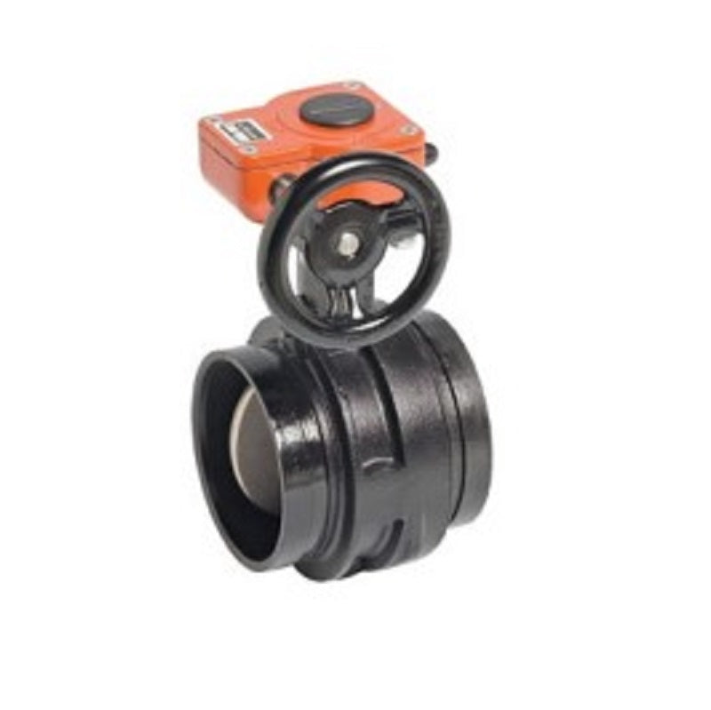 BUTTERFLY VALVE 8 #300 ALUM GEAR OPERATOR V080761SE3 Max Pressure 300 PSI