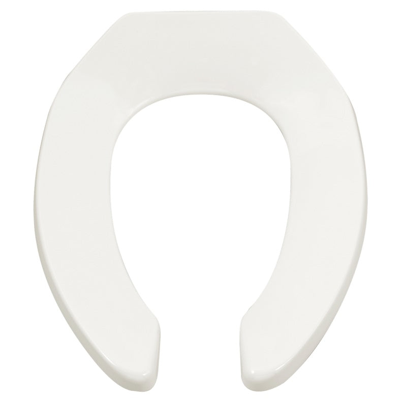 5901.100SS.020 WHT ELONGATED SEAT HVY DUTY SLF STN HNGE