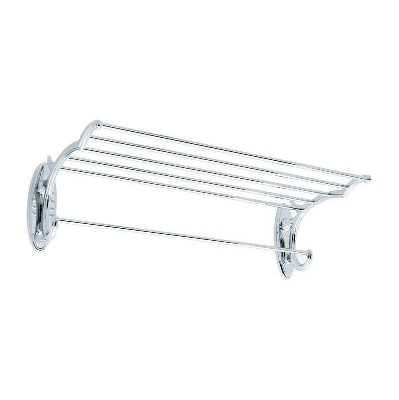 2743-20 CIRCE 20" HOTEL SHELF W/TOWEL BAR CHROME