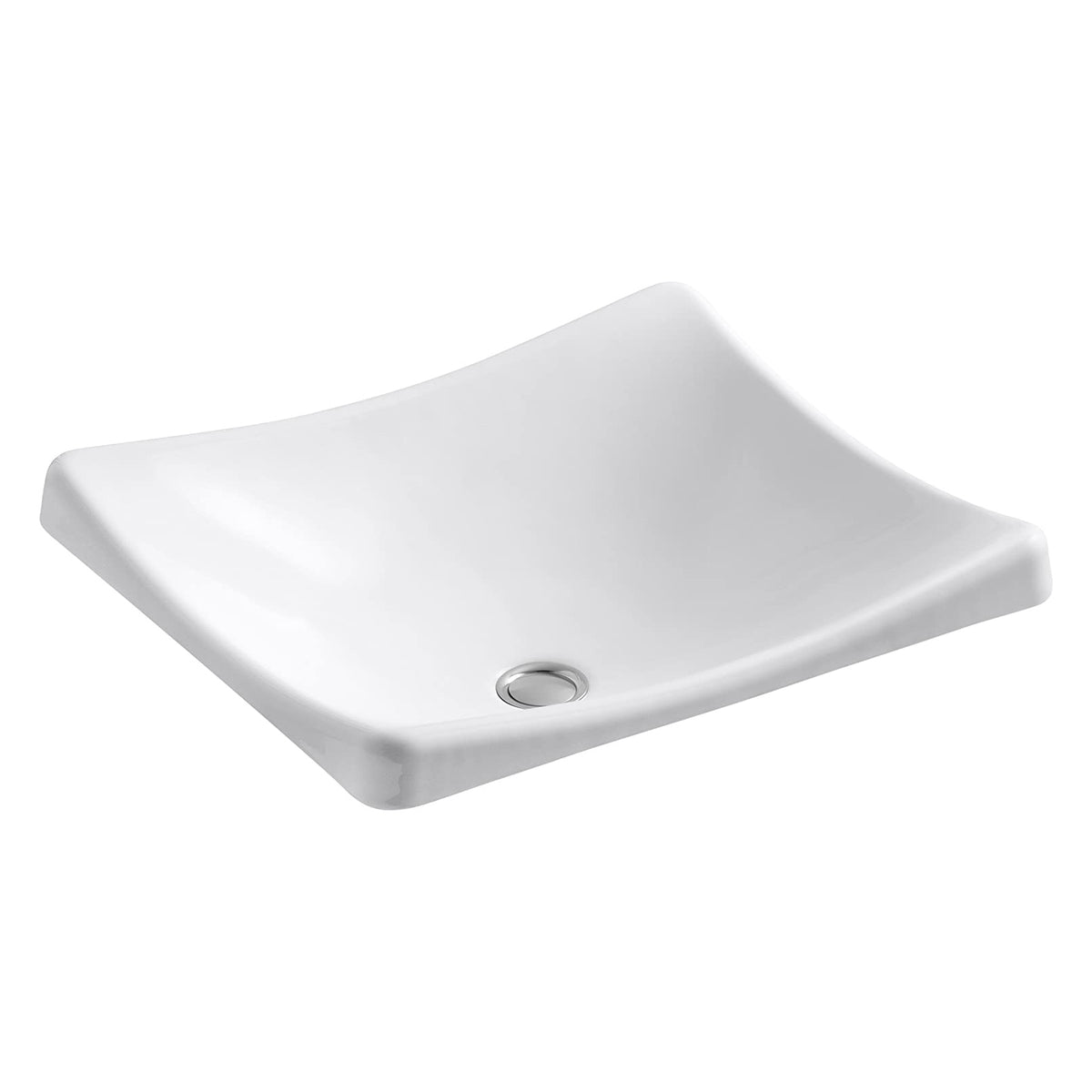 K-2833-0 WHITE DEMILAV VESSEL LAV SINK