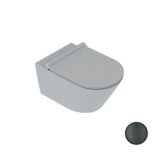 1VPC52NE SFERA 52 WC BLACK WALL HUNG