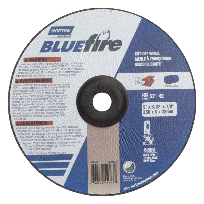 WHEEL 9X3/32X7/8 BLUEFIRE 66252842343 (STD PKG 20)