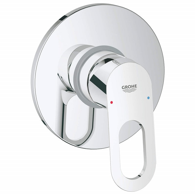 BauLoop Pressure Balance Trim In StarLight Chrome