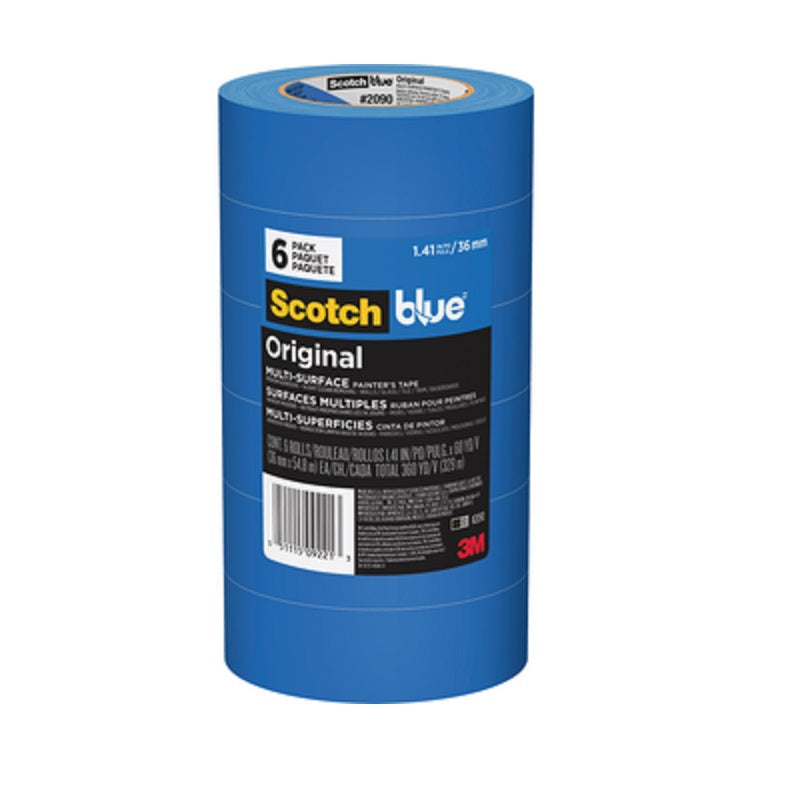 TAPE PAINTERS 1.41" X60YDS SCOTCH BLU 2090-36AP6 6/PK