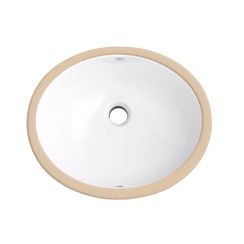 D00495221.415 BOWEN UNDERMOUNT LAVATORY - CANVAS WHITE