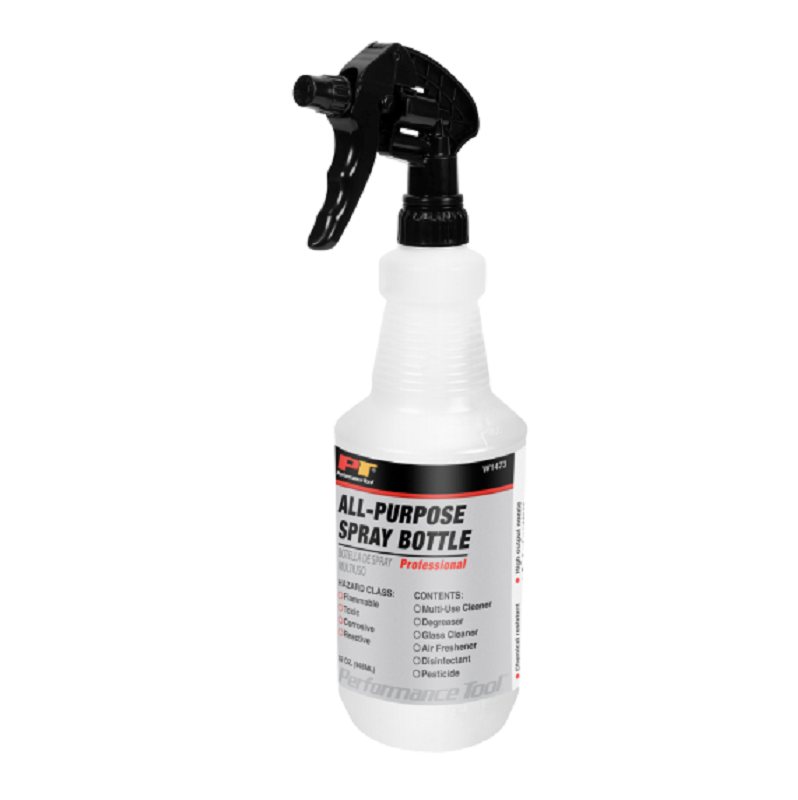 Heavy Duty Spray Bottle 32 Oz Chemical Resistant