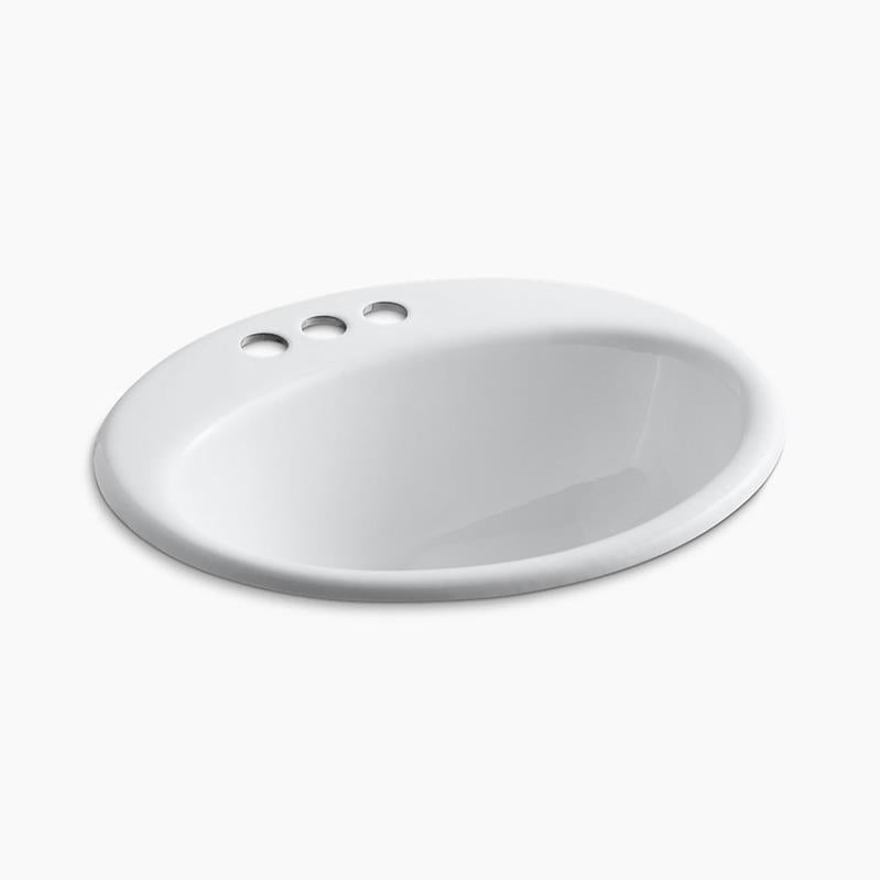 K-2905-4-0 FARMINGTON 4"CC BATHROOM SNK, WHITE
