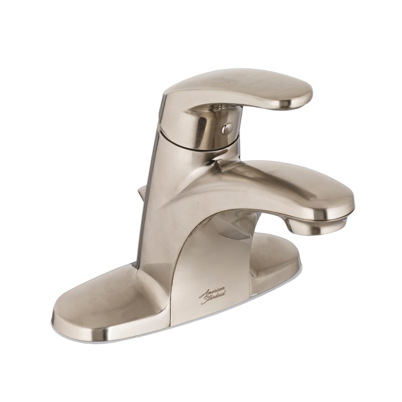 Colony Pro Centerset Lav Faucet in Nickel w/Lever, 50/50 Drain