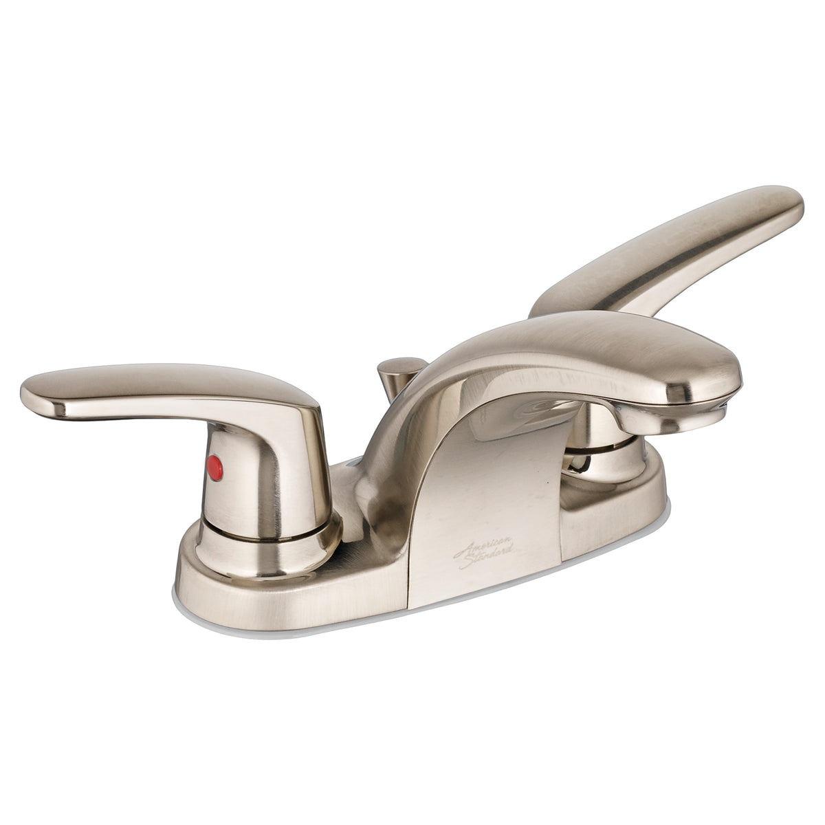 Colony Pro Centerset Lav Fct in Nickel w/Handles & Drain