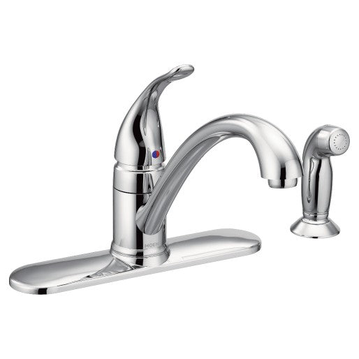 Torrance 2 or 4 Hole Kitchen Faucet w/Side Spray in Chrome