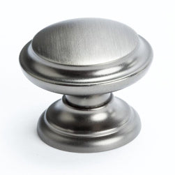 Euro Classica 1-3/8" Knob in Brushed Tin
