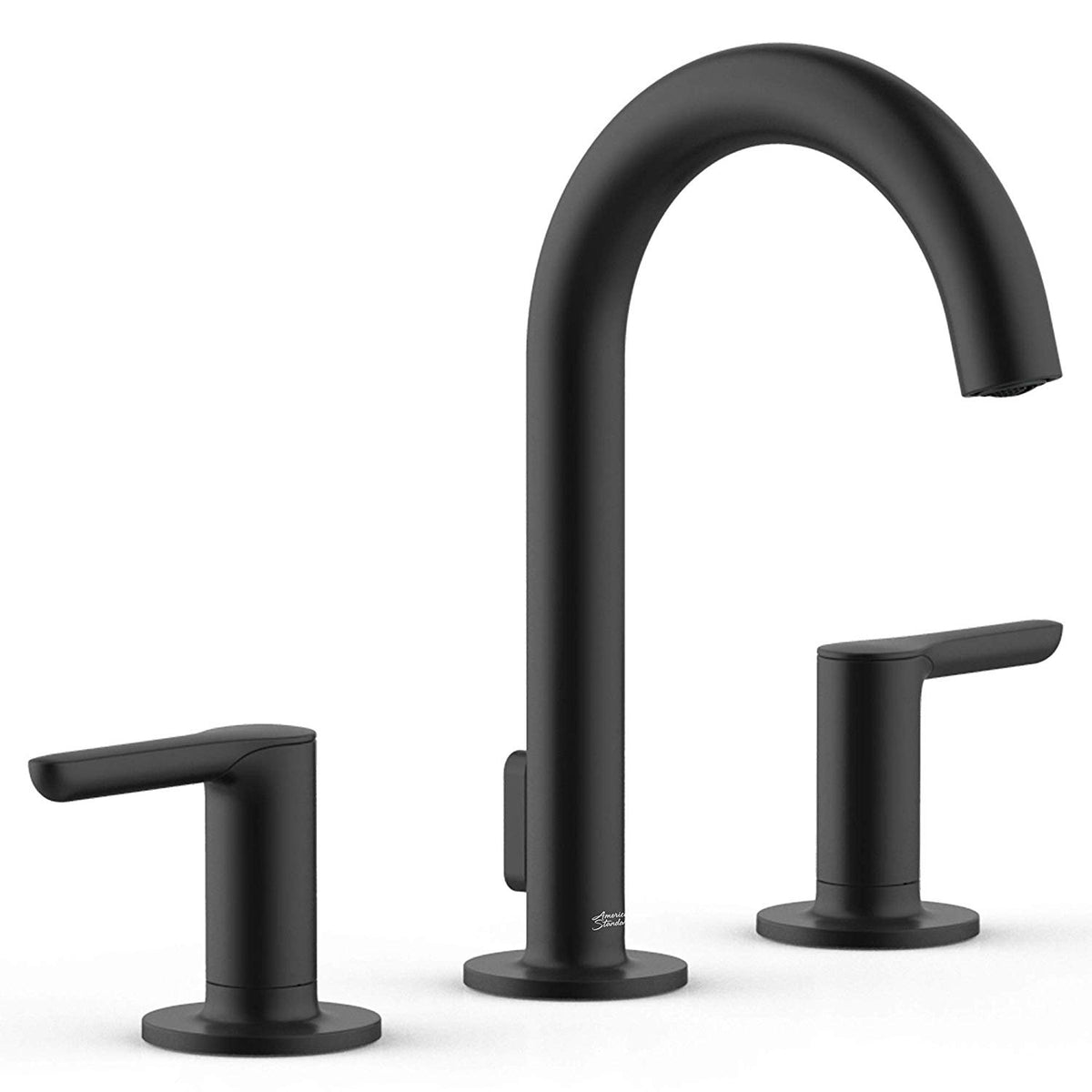Studio S Widespread Lav Faucet W/Lever Handles In Matte Black