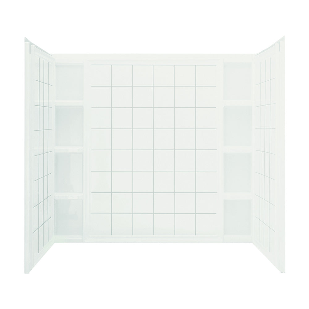 Ensemble Wall Set 60x42x72" White