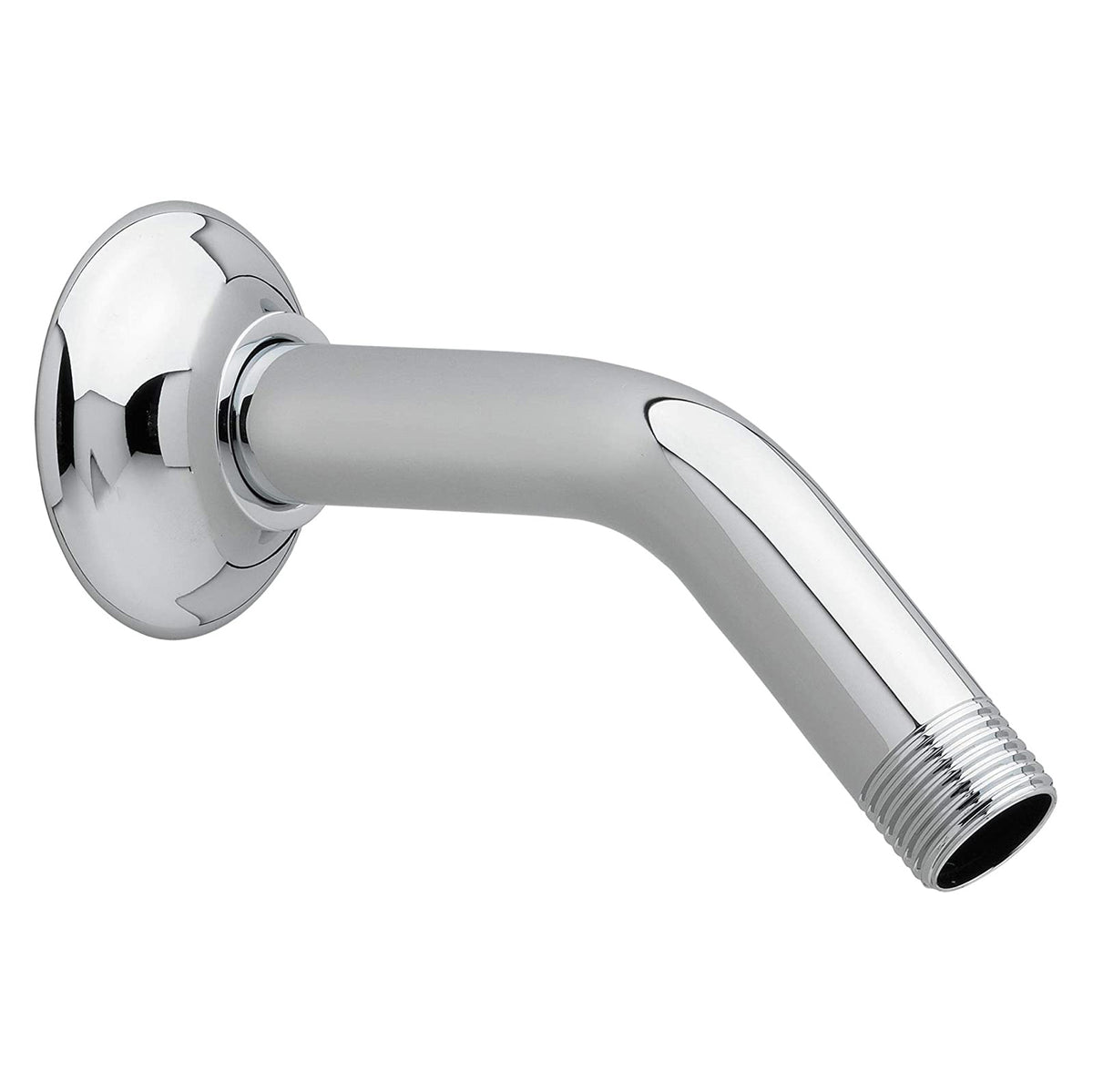 Standard 5" Wall Mount Shower Arm & Flange in Polished Chrome