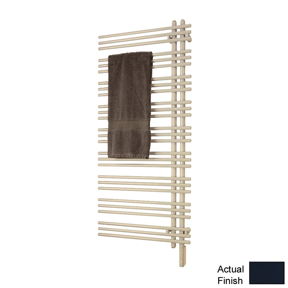 Versus 52x23" Left Electric Direct Wire Towel Warmer in Grey Brown