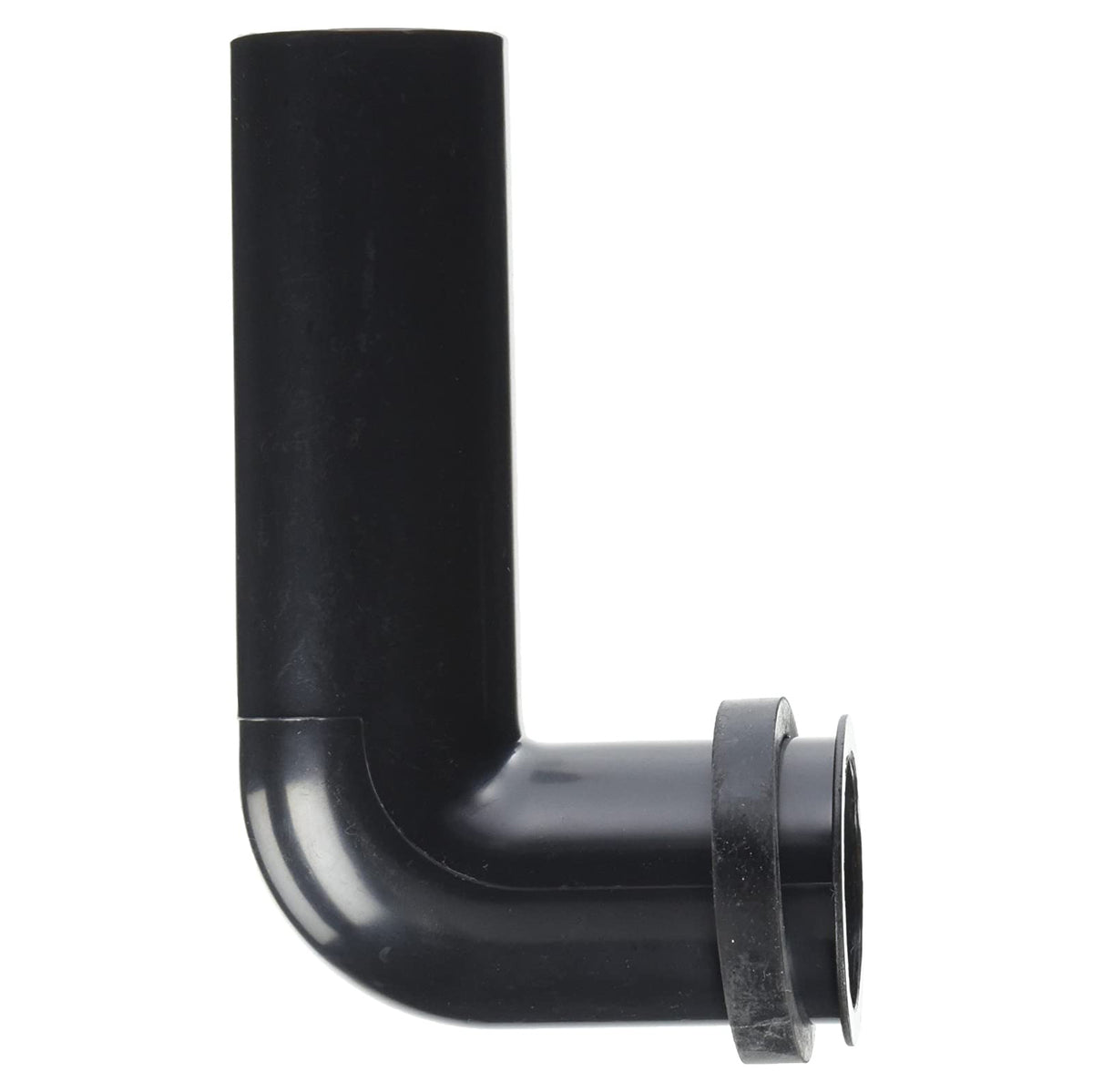 Garbage Disposal Drain Elbow & Gasket in Black