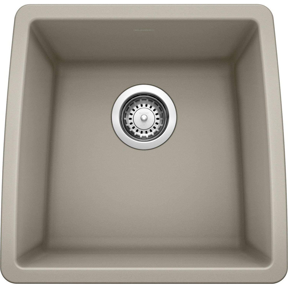 Performa 17-1/2x17x9" Single Bowl Bar Sink in Truffle