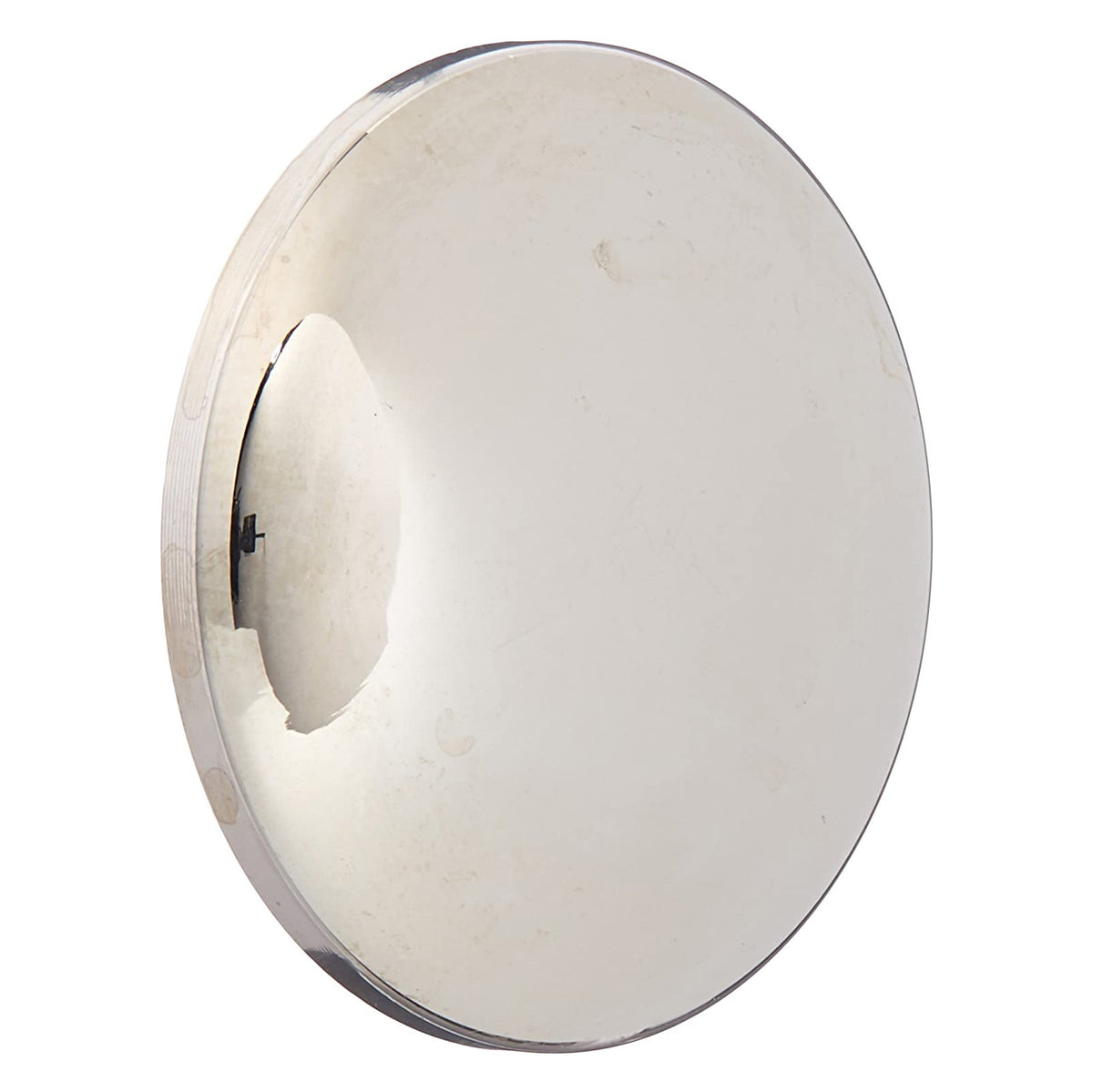 Country Kitchen Cross Handle Threaded Screw Cap in Polished Nickel