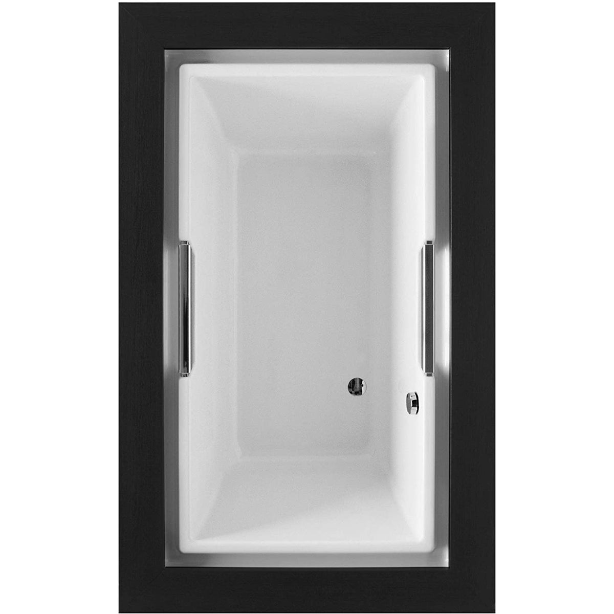 Lloyd 72x42x24-1/2" Soaker Bathtub w/Grab Bar in Cotton
