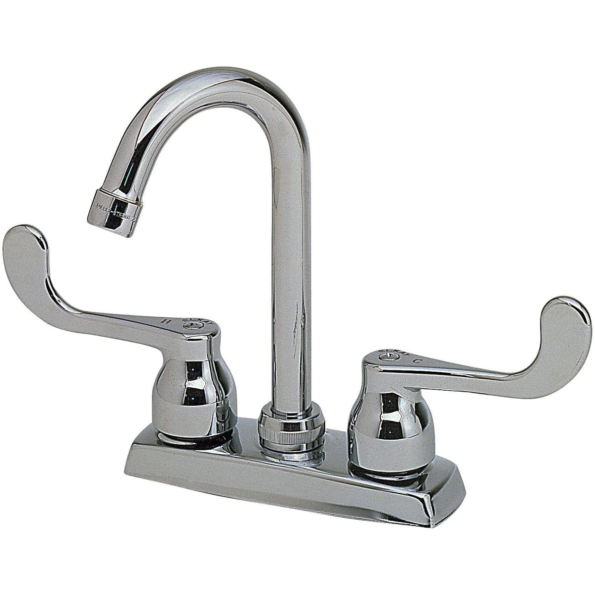Commercial Deck Mounted Bar Faucet In Chrome