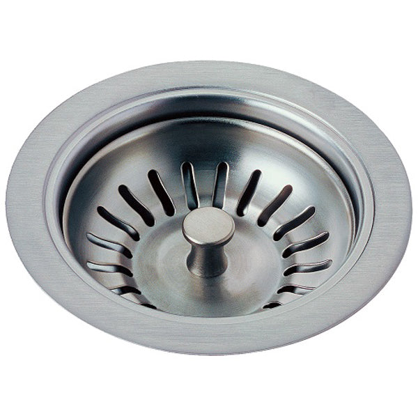 Kitchen Sink Flange & Strainer in Arctic Stainless