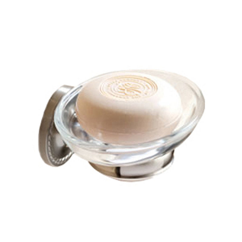 Canterbury Soap Dish w/Holder in Satin Nickel