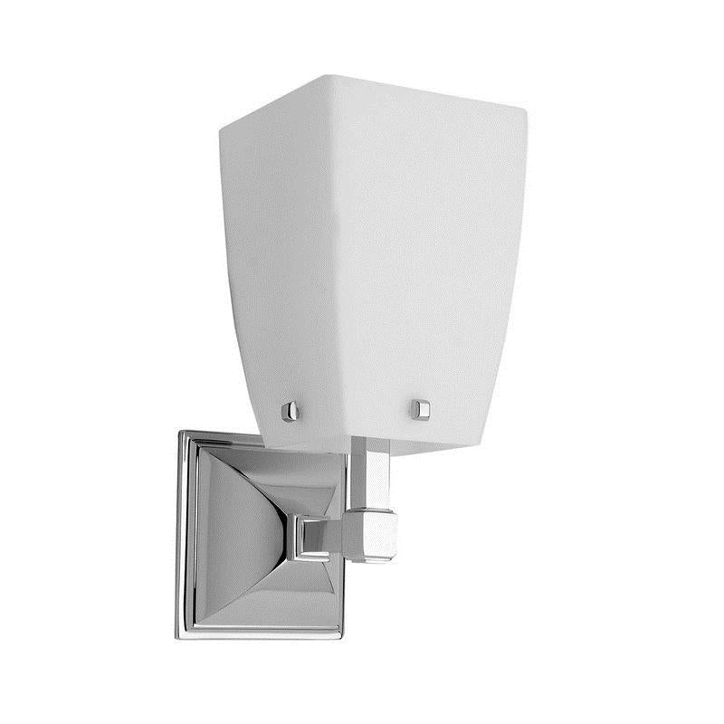 Quattro Single Down Light in Satin Nickel