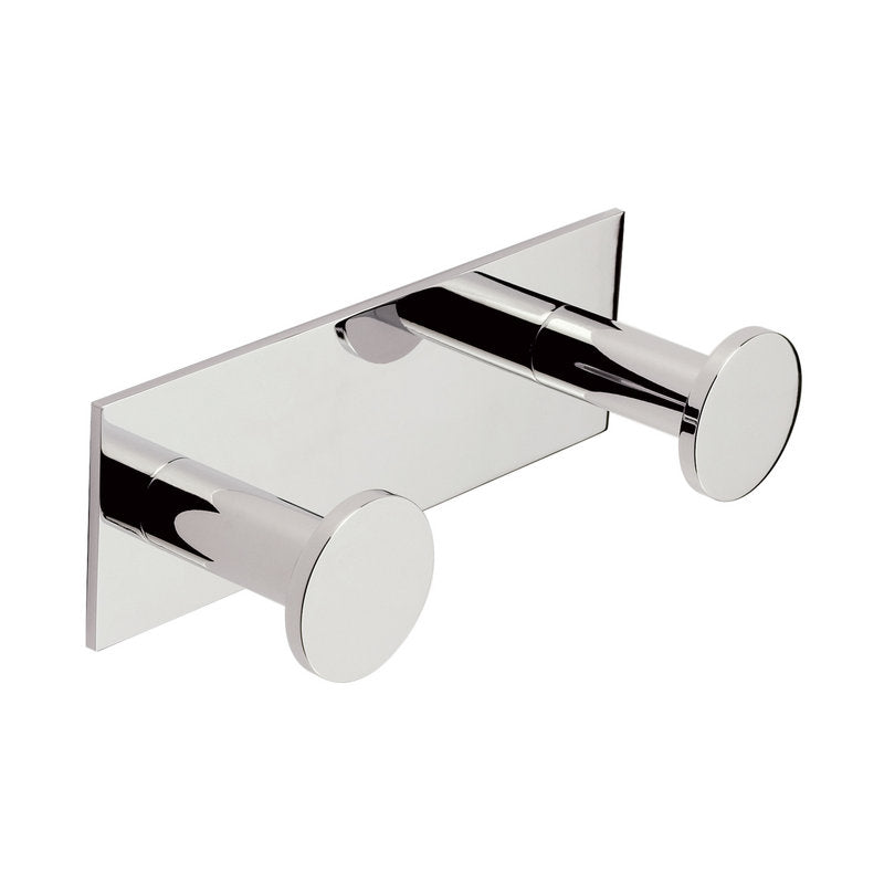 Surface Double Hook in Polished Chrome