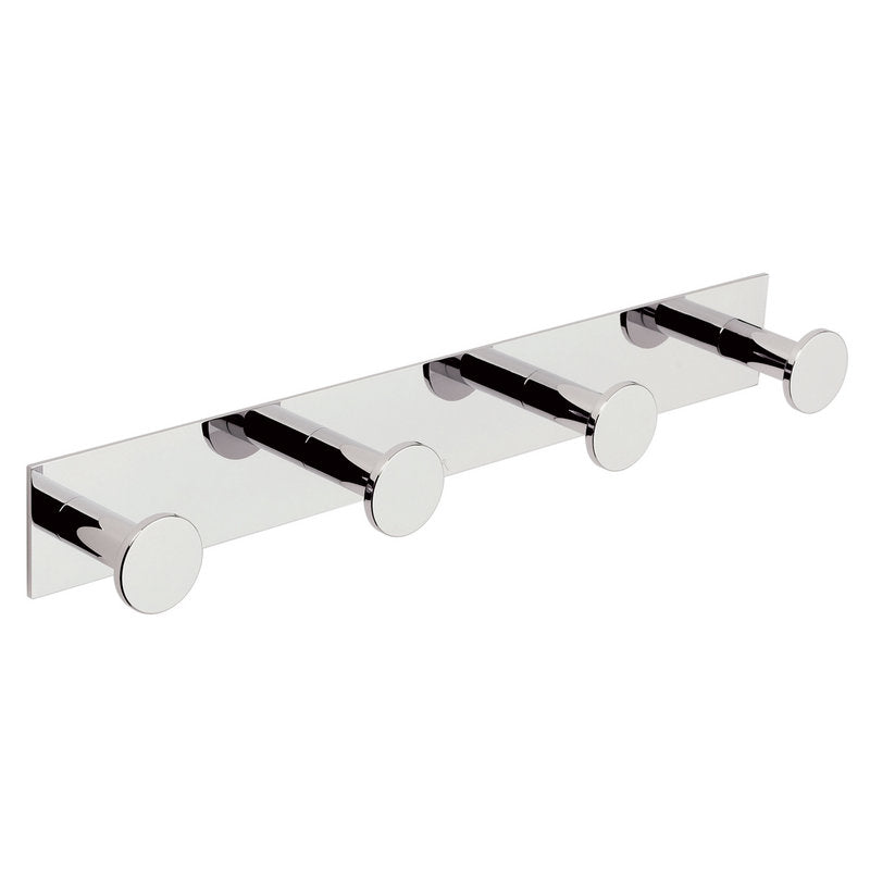 Surface Quadruple Hook in Polished Chrome