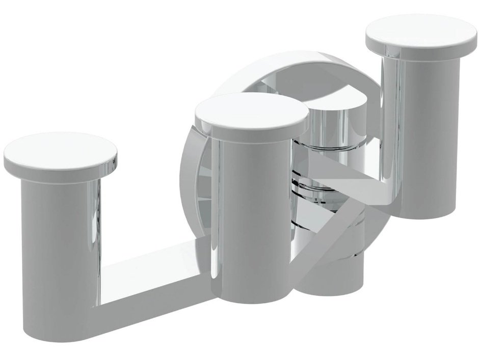 Kubic Triple Pivoting Hook in Polished Nickel