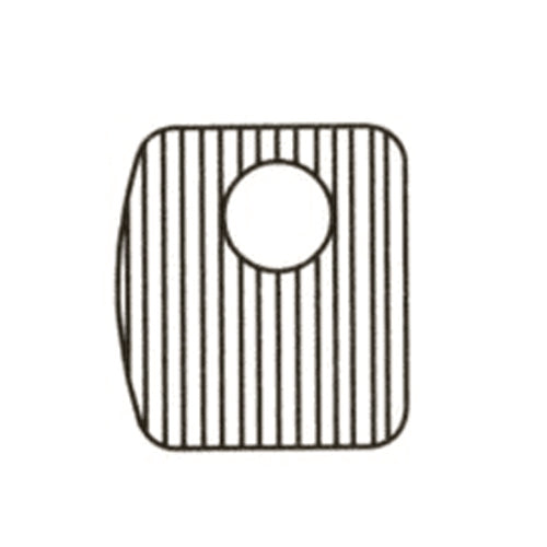 Chandler Bottom Sink Rack for Left Hand Bowl in White Heat