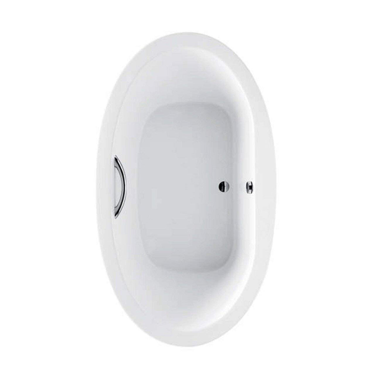 Pacifica 72x42x24-1/2" Soaker Bathtub w/Grab Bar in Cotton