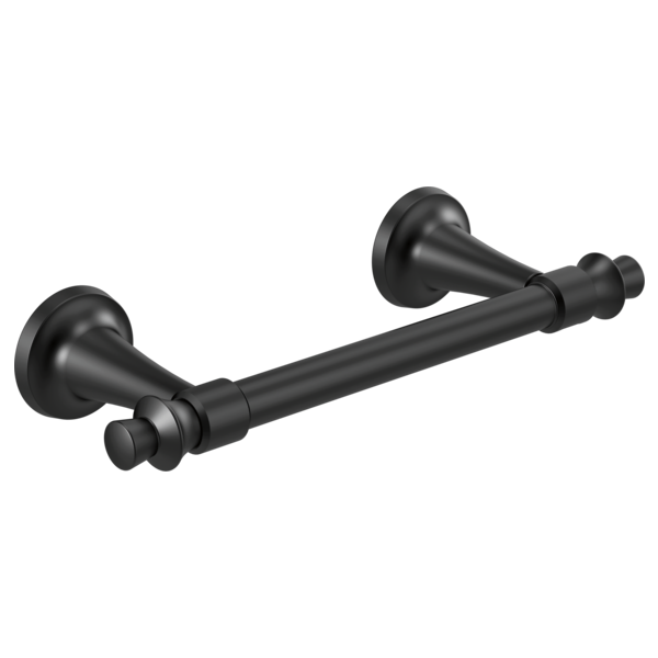 Dorval Toilet Paper Holder in Matte Black
