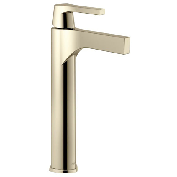 Zura 12-11/16" Single Hole Vessel Lav Fct in Polished Nickel