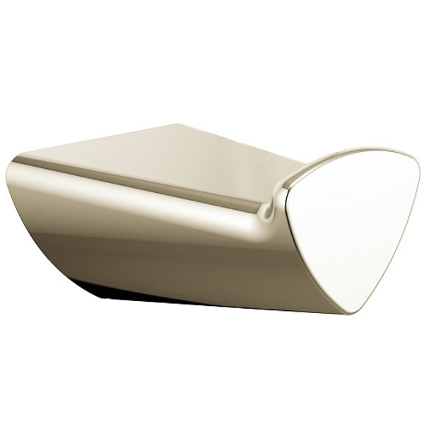 Zura 2-3/8" Single Robe Hook in Polished Nickel
