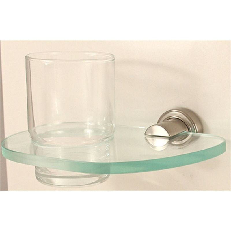 Infinity Tumbler Holder w/Tumbler in Satin Nickel