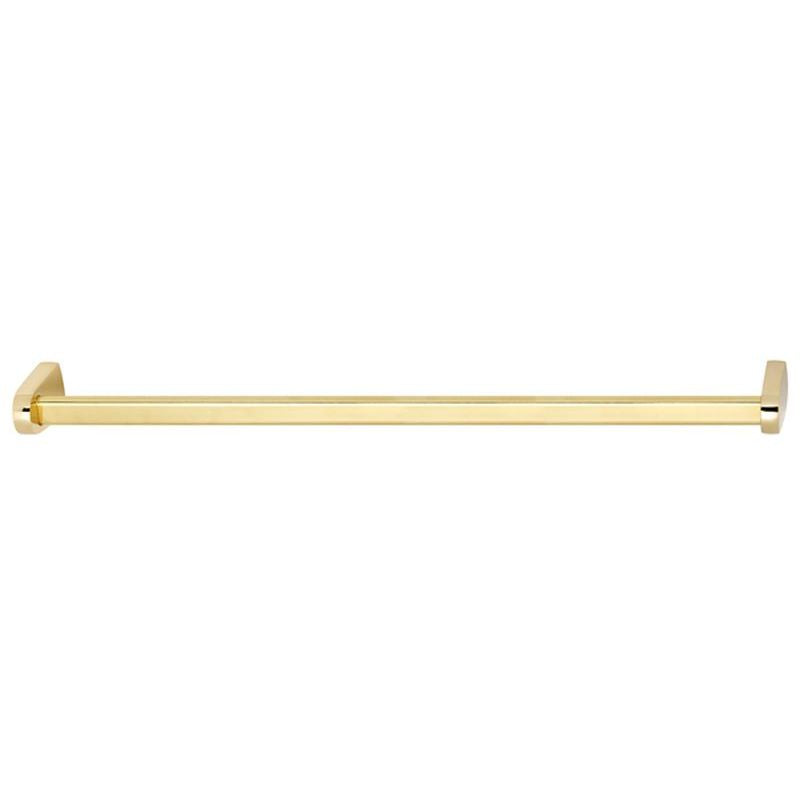 Euro 30" Towel Bar in Polished Brass