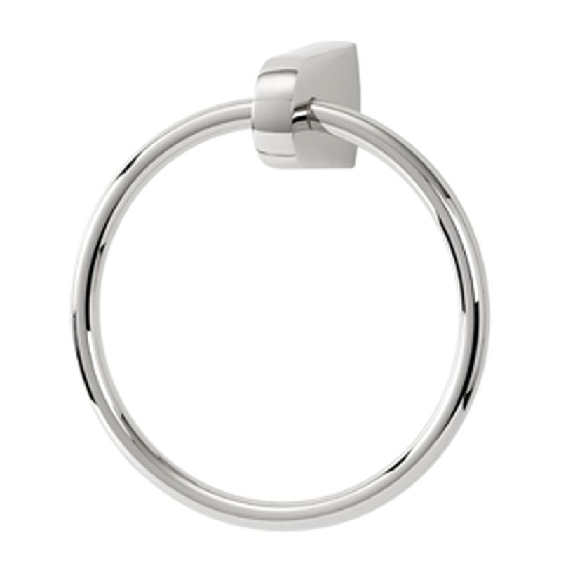 Euro 7" Towel Ring in Polished Chrome