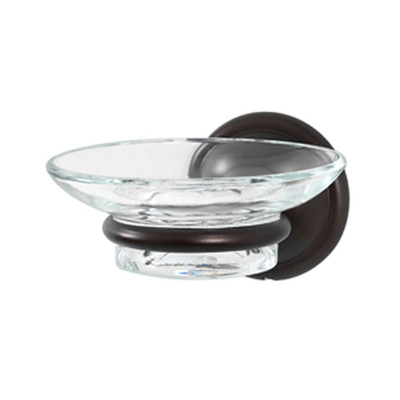 Yale Soap Dish w/Holder in Chocolate Bronze