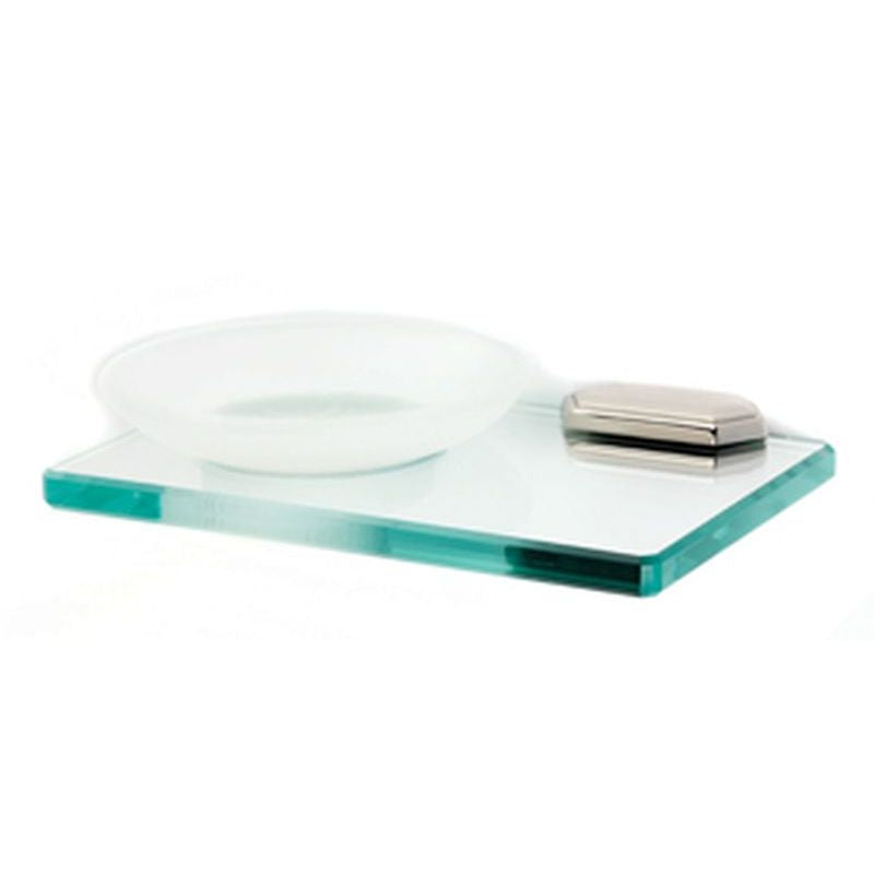 Nicole Soap Dish w/Holder in Polished Nickel