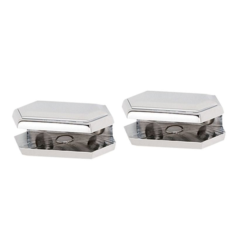 Nicole Shelf Brackets in Polished Nickel