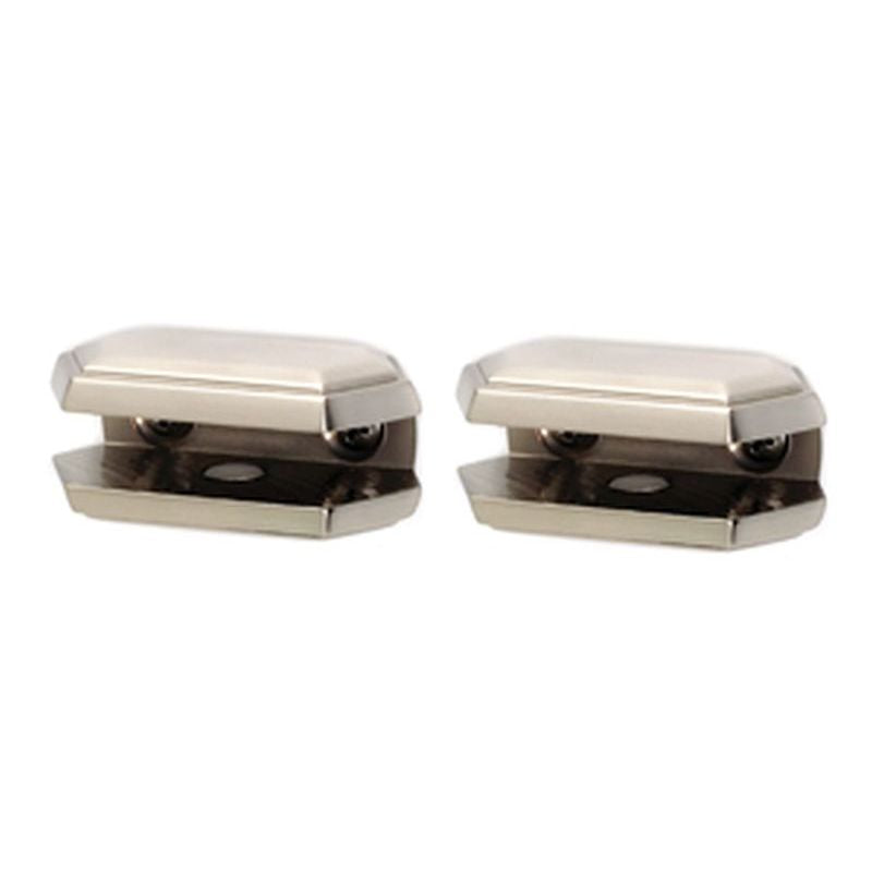 Nicole Shelf Brackets in Satin Nickel