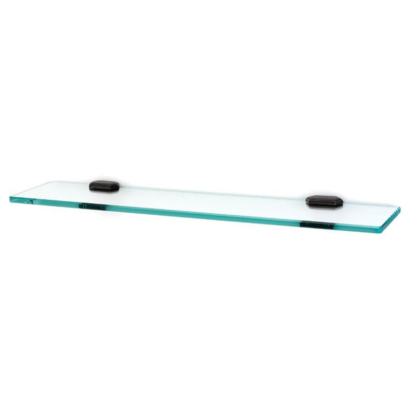 Nicole 24" Glass Shelf w/Brackets in Barcelona