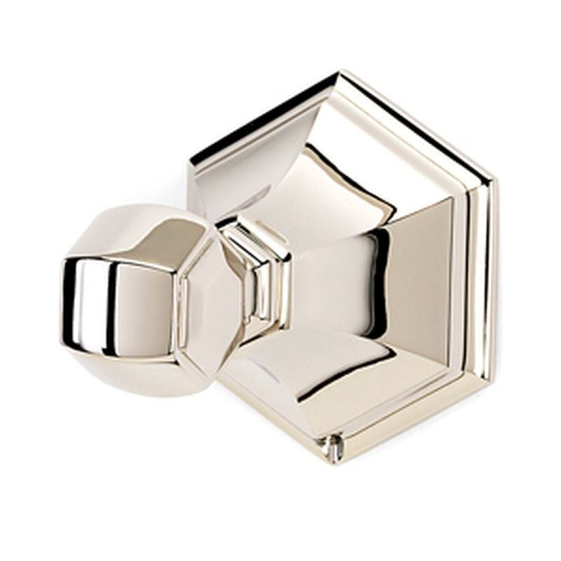 Nicole Single Robe Hook in Polished Nickel