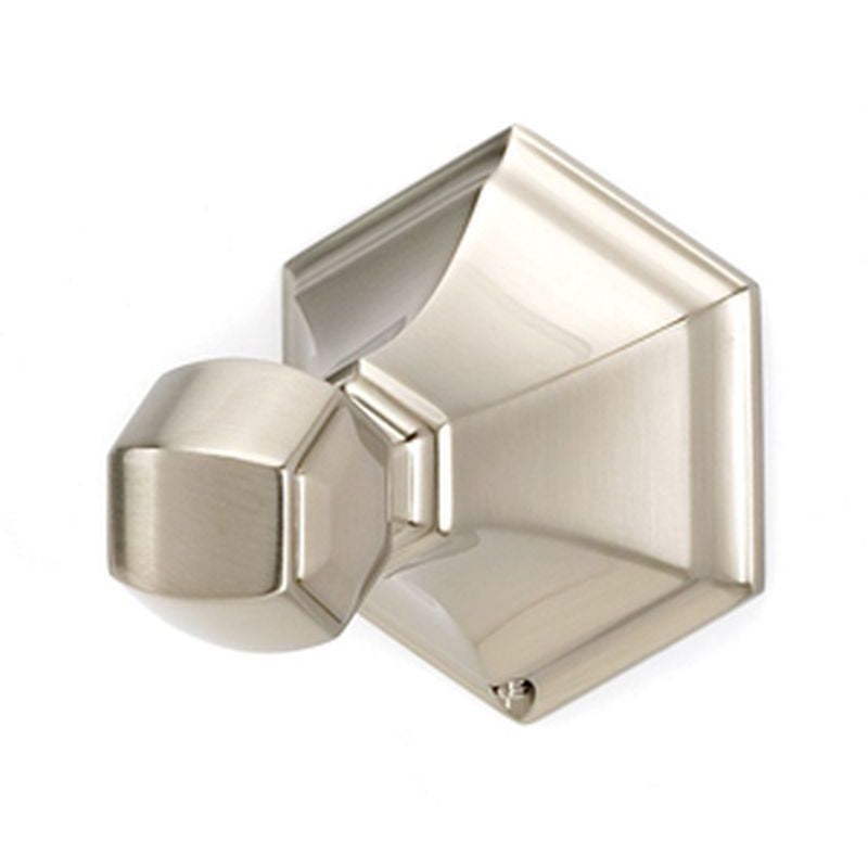 Nicole Single Robe Hook in Satin Nickel