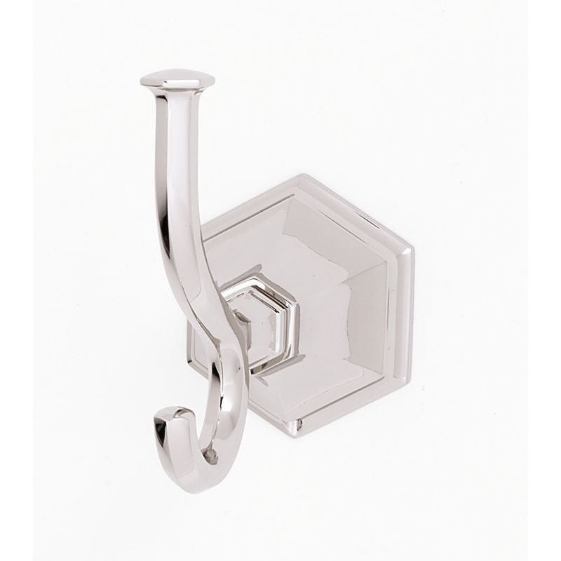 Nicole Double Robe Hook in Polished Nickel