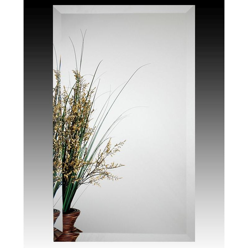 Series 2000 Mirror Rectangle Beveled Glass Cabinet 15x25x5 w/Stainless Steel Cabinet Body